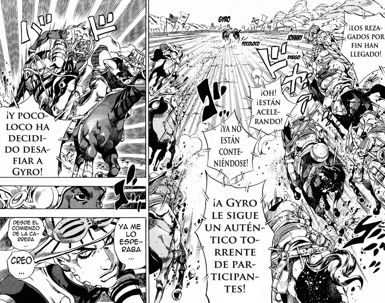 JoJo’s Bizarre Adventure – Parte 7: Steel Ball Run capítulo 10, página 25
