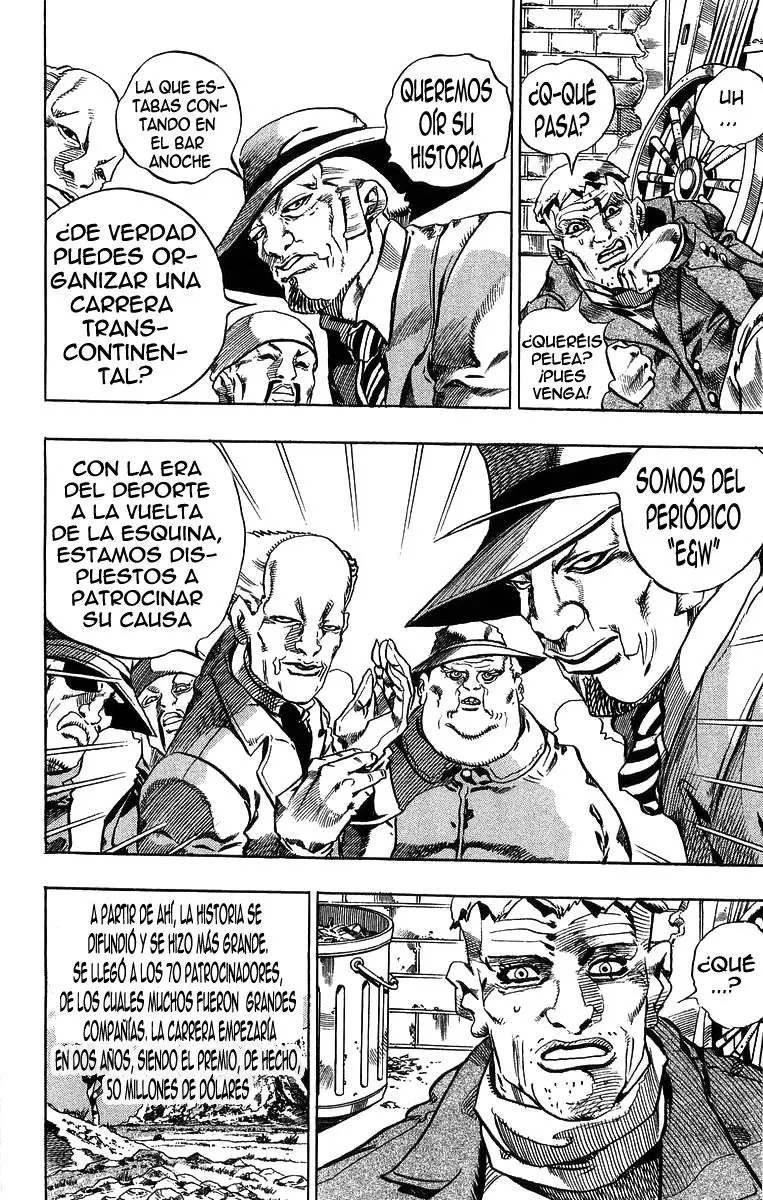 JoJo’s Bizarre Adventure – Parte 7: Steel Ball Run capítulo 11, página 27