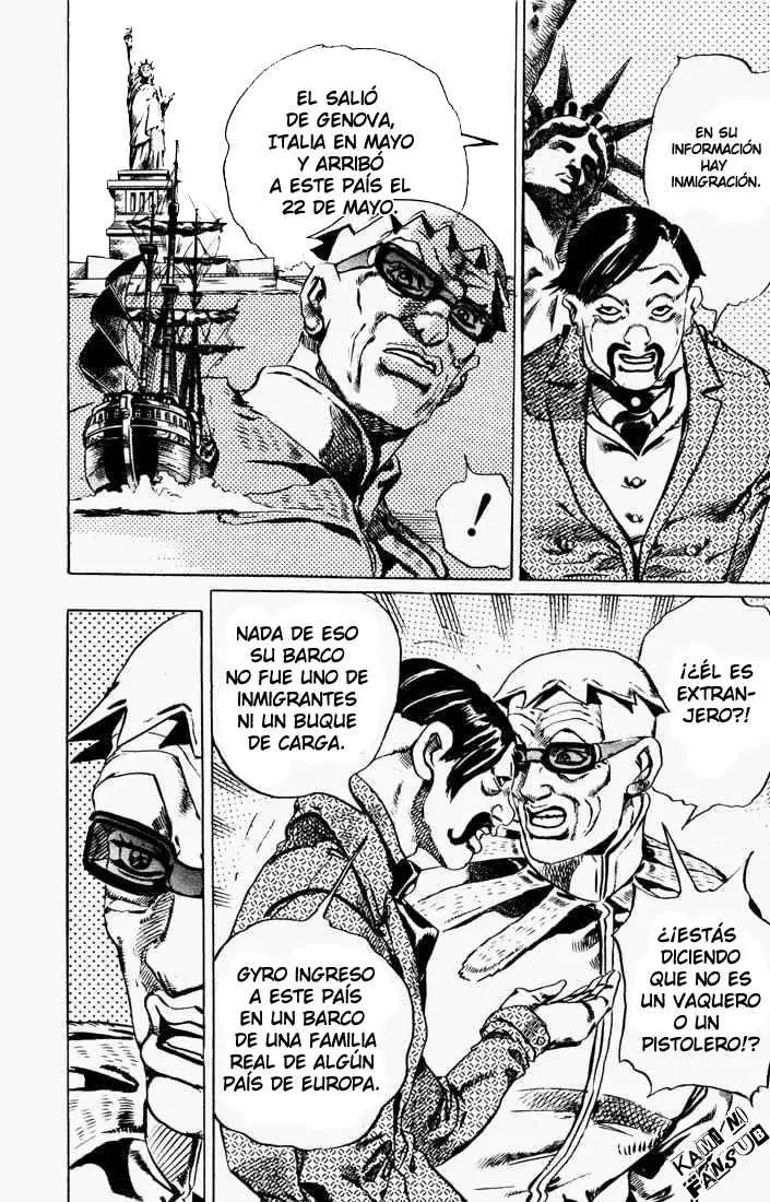 JoJo’s Bizarre Adventure – Parte 7: Steel Ball Run capítulo 12, página 9