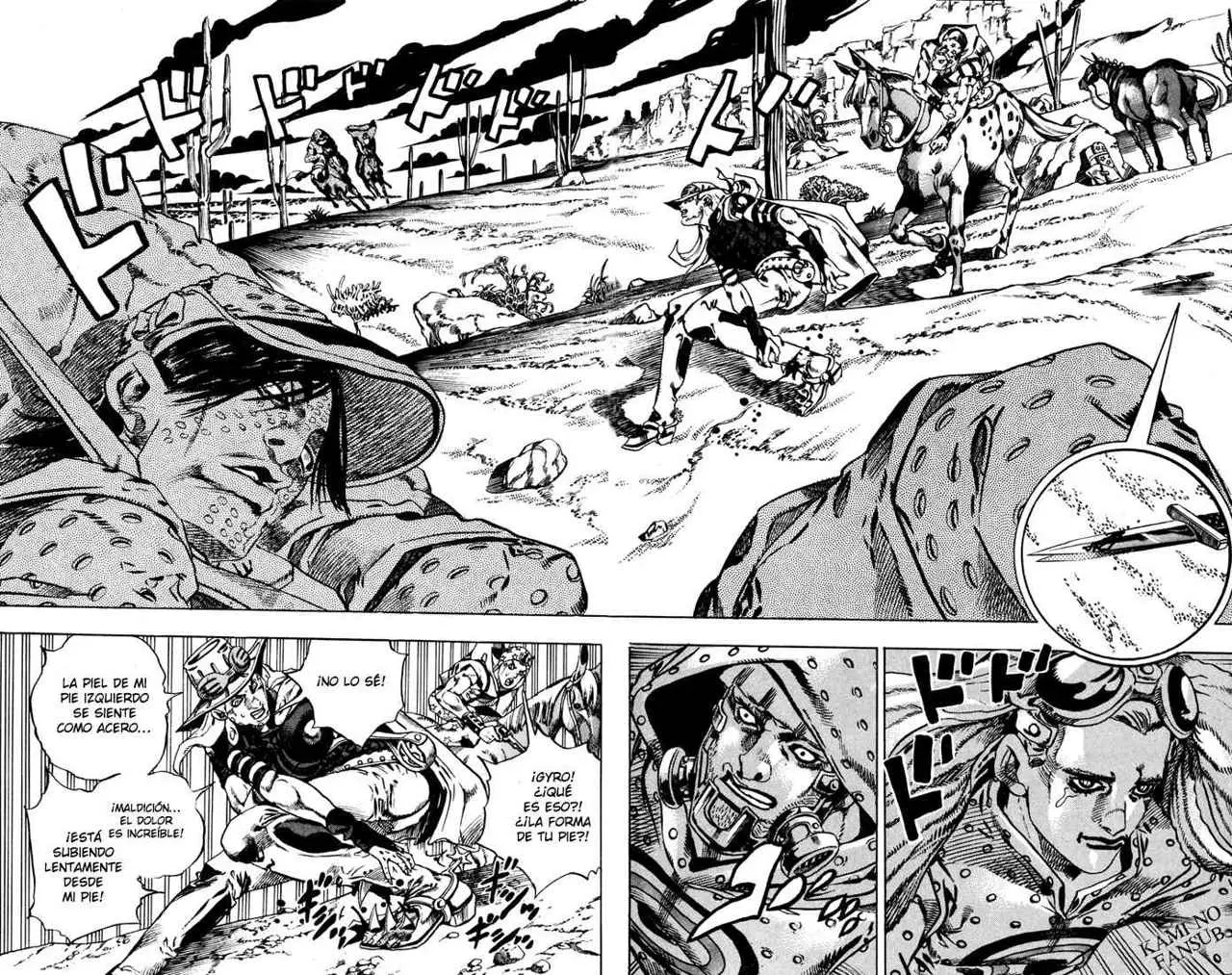 JoJo’s Bizarre Adventure – Parte 7: Steel Ball Run capítulo 16, página 3
