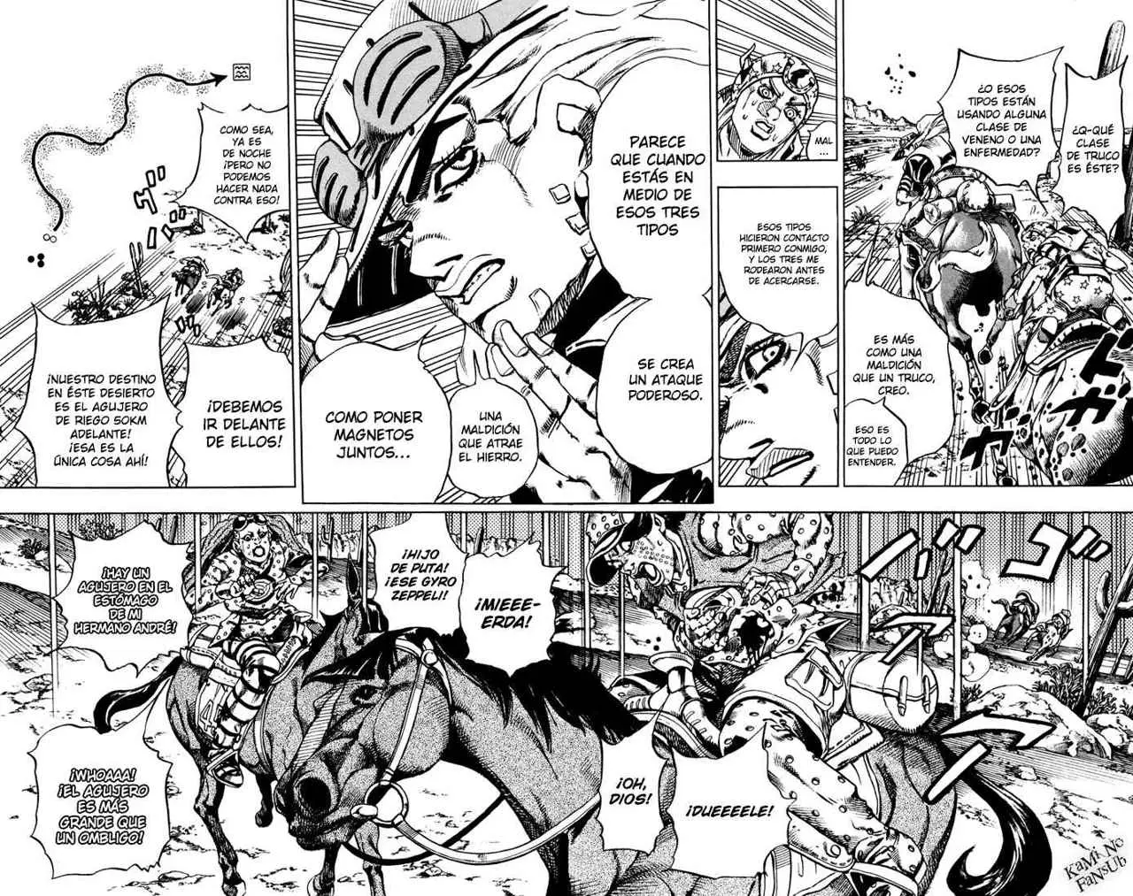 JoJo’s Bizarre Adventure – Parte 7: Steel Ball Run capítulo 17, página 3