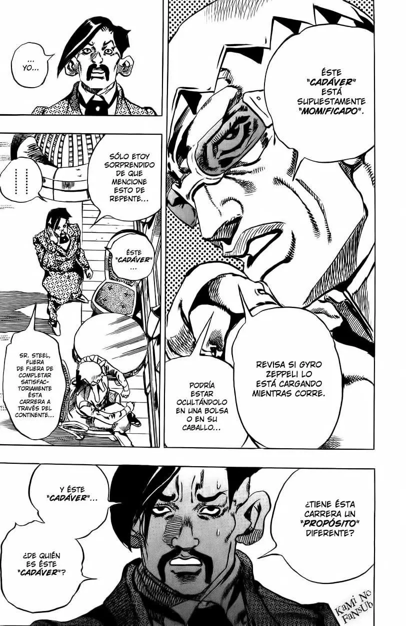 JoJo’s Bizarre Adventure – Parte 7: Steel Ball Run capítulo 25, página 29