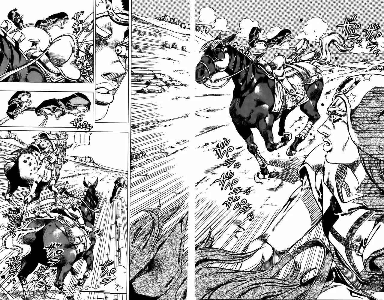 JoJo’s Bizarre Adventure – Parte 7: Steel Ball Run capítulo 25, página 45