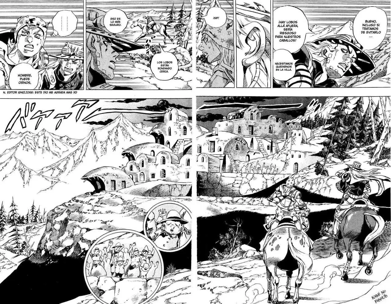 JoJo’s Bizarre Adventure – Parte 7: Steel Ball Run capítulo 28, página 37