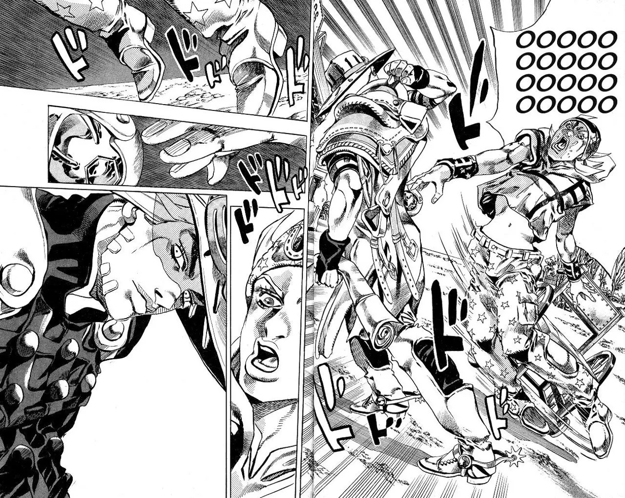 JoJo’s Bizarre Adventure – Parte 7: Steel Ball Run capítulo 3, página 18