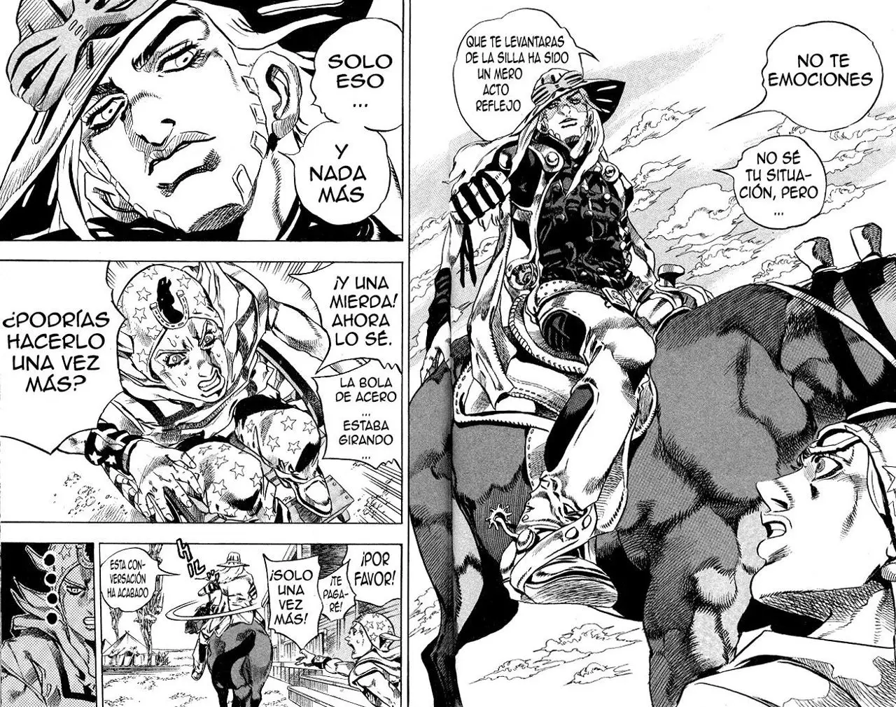 JoJo’s Bizarre Adventure – Parte 7: Steel Ball Run capítulo 3, página 22