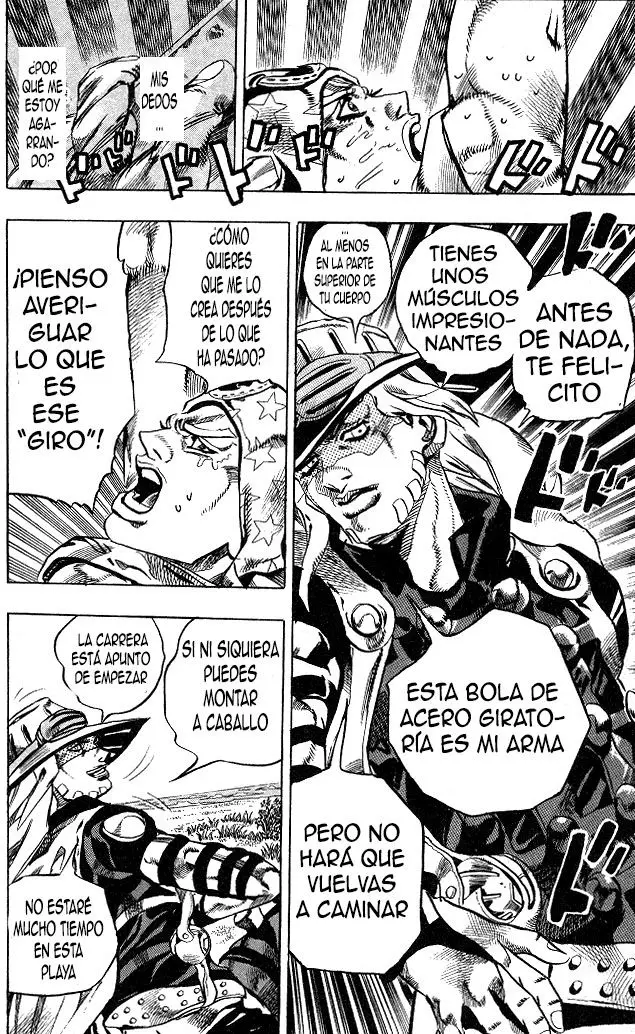 JoJo’s Bizarre Adventure – Parte 7: Steel Ball Run capítulo 3, página 27
