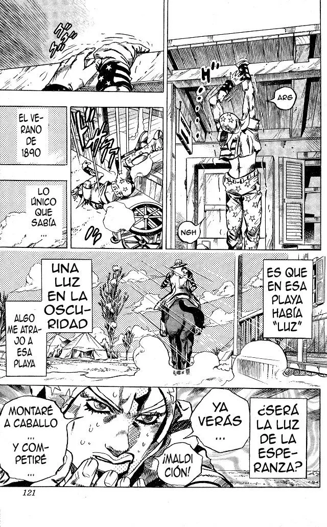 JoJo’s Bizarre Adventure – Parte 7: Steel Ball Run capítulo 3, página 28