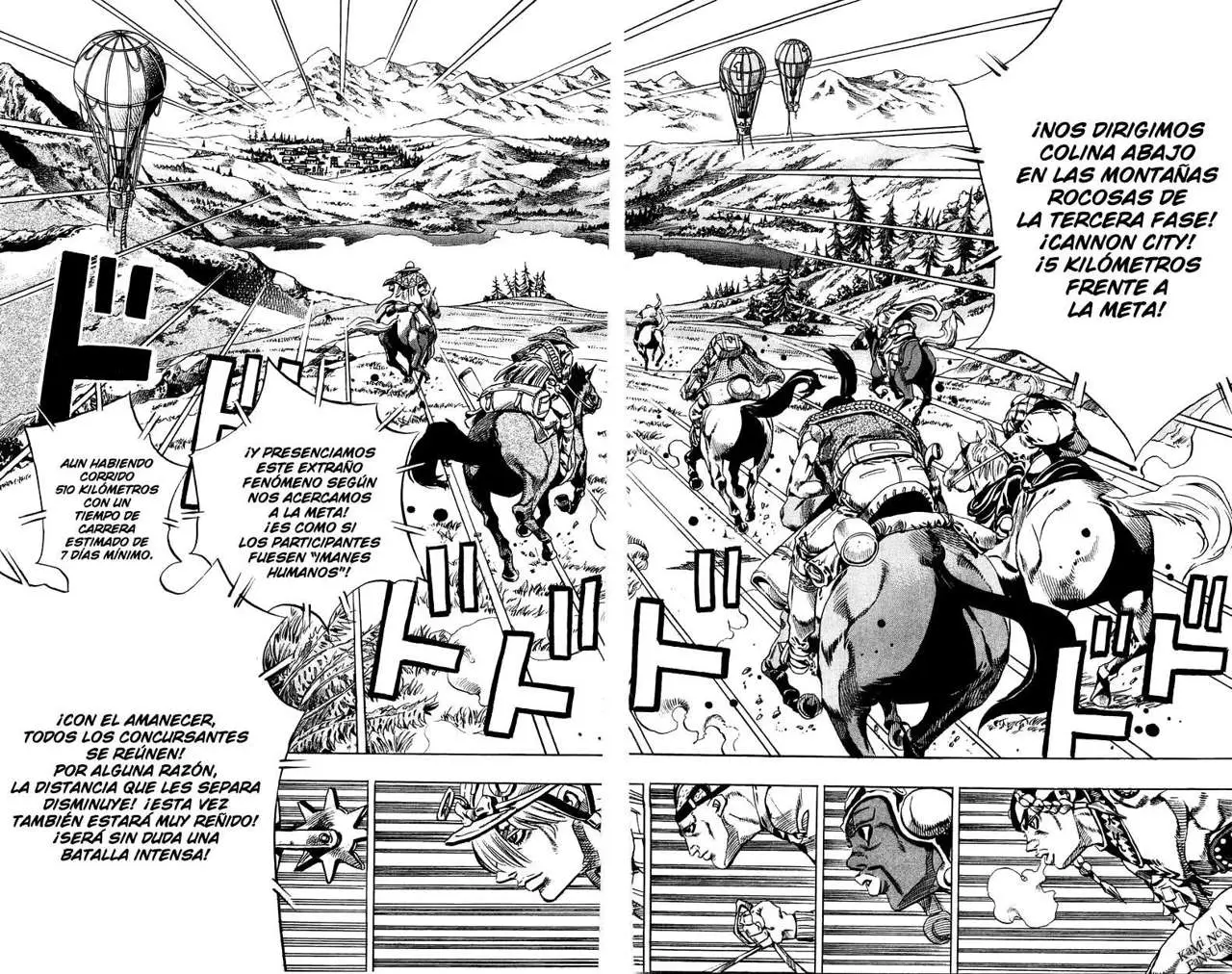JoJo’s Bizarre Adventure – Parte 7: Steel Ball Run capítulo 31, página 57
