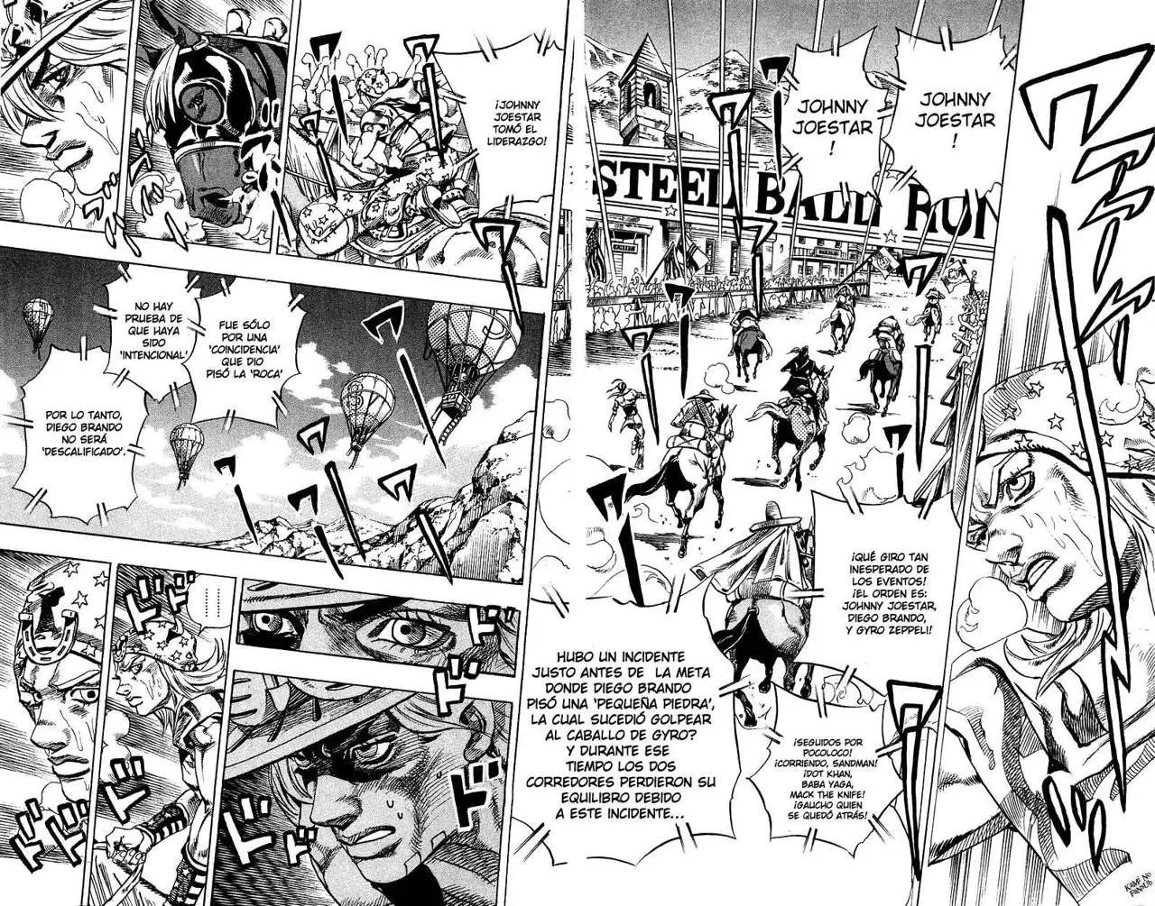 JoJo’s Bizarre Adventure – Parte 7: Steel Ball Run capítulo 32, página 35