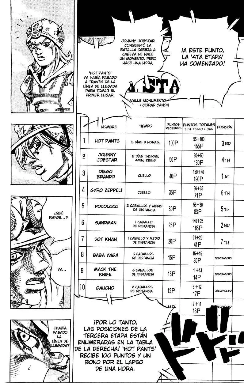 JoJo’s Bizarre Adventure – Parte 7: Steel Ball Run capítulo 32, página 38
