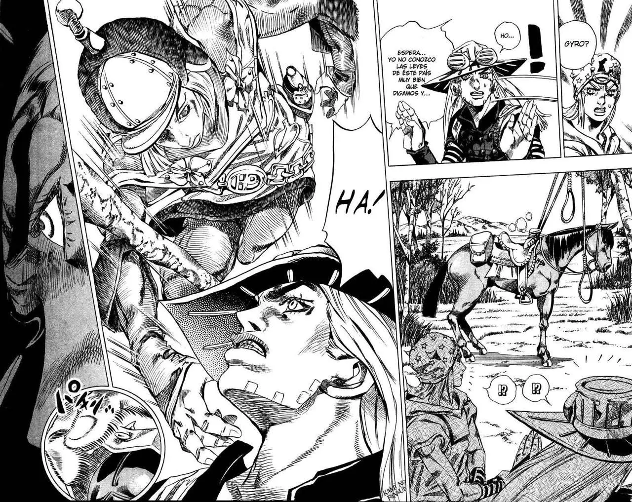 JoJo’s Bizarre Adventure – Parte 7: Steel Ball Run capítulo 33, página 8