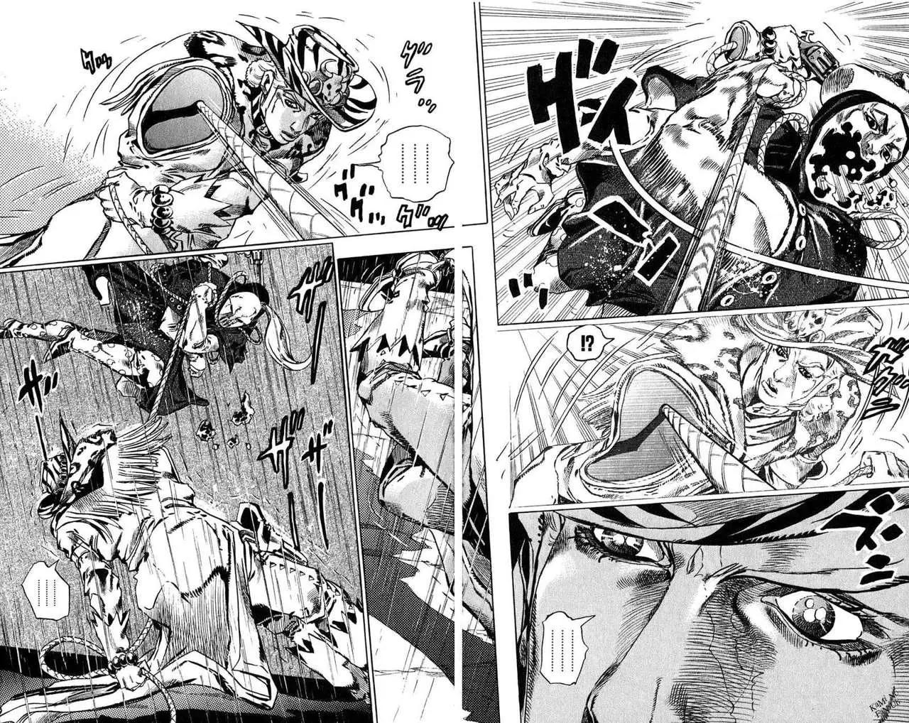 JoJo’s Bizarre Adventure – Parte 7: Steel Ball Run capítulo 37, página 34