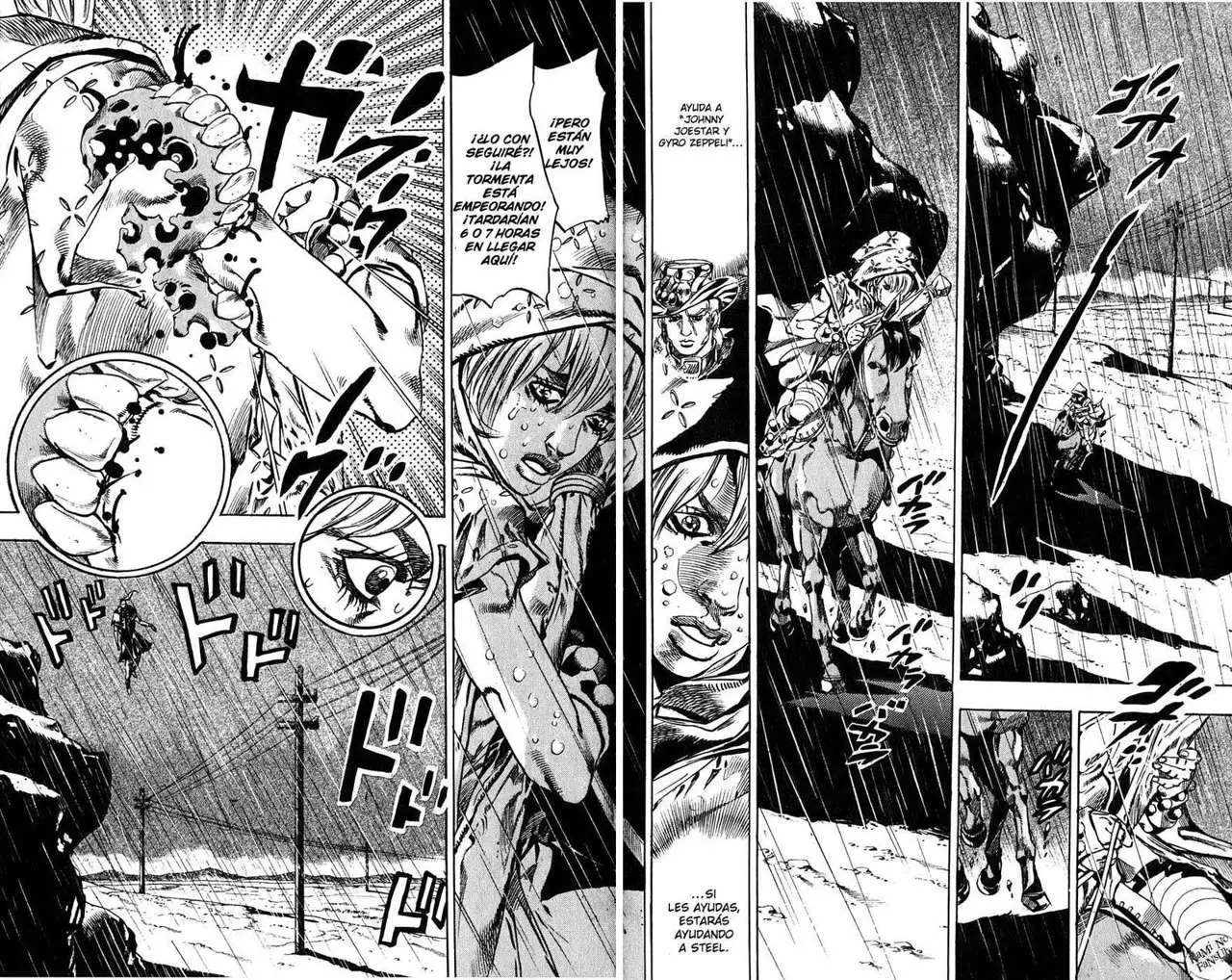 JoJo’s Bizarre Adventure – Parte 7: Steel Ball Run capítulo 37, página 46