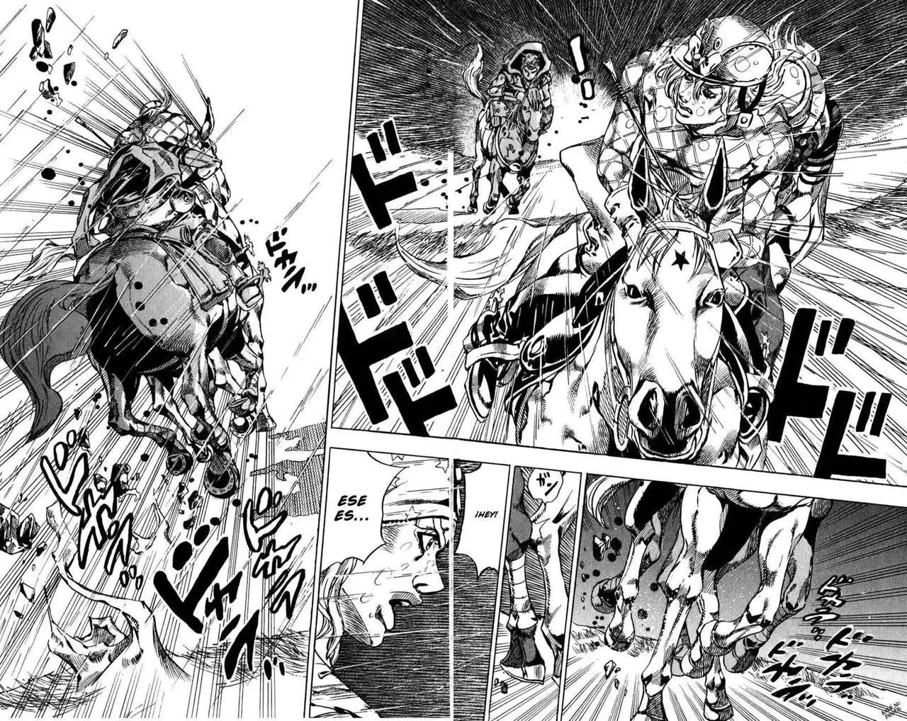 JoJo’s Bizarre Adventure – Parte 7: Steel Ball Run capítulo 38, página 44