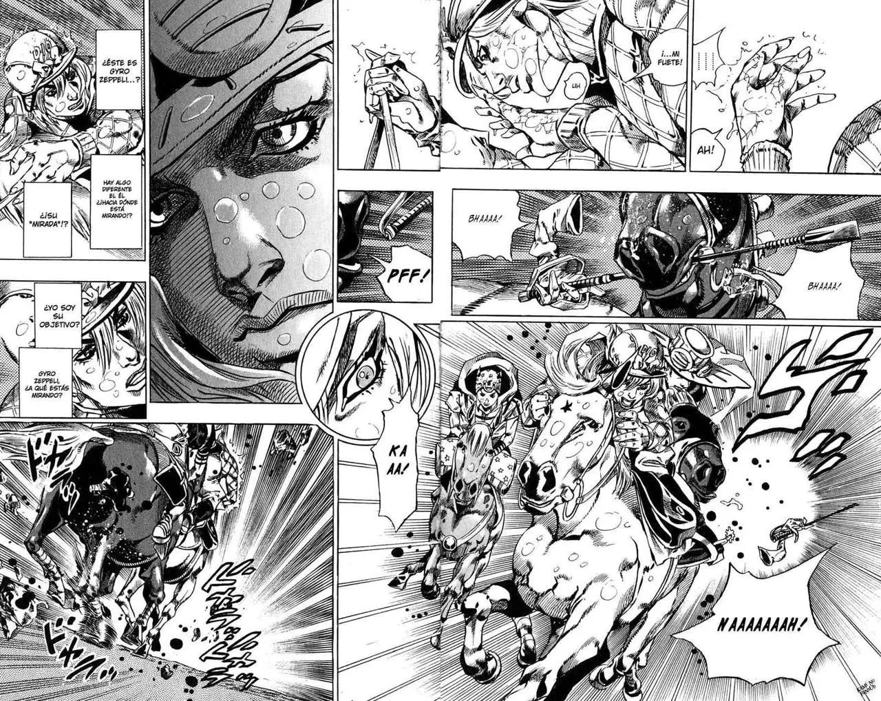 JoJo’s Bizarre Adventure – Parte 7: Steel Ball Run capítulo 38, página 49