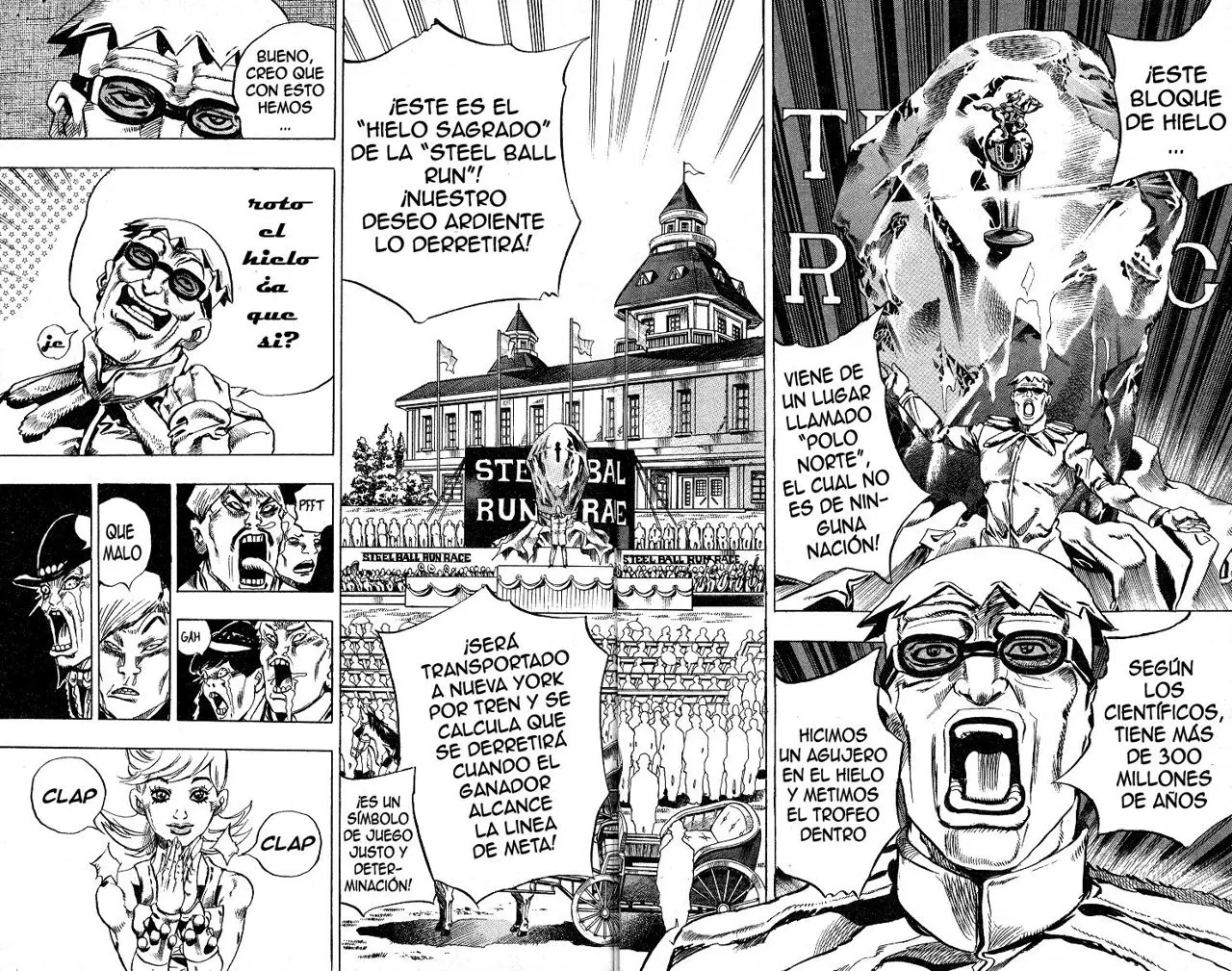 JoJo’s Bizarre Adventure – Parte 7: Steel Ball Run capítulo 4, página 19