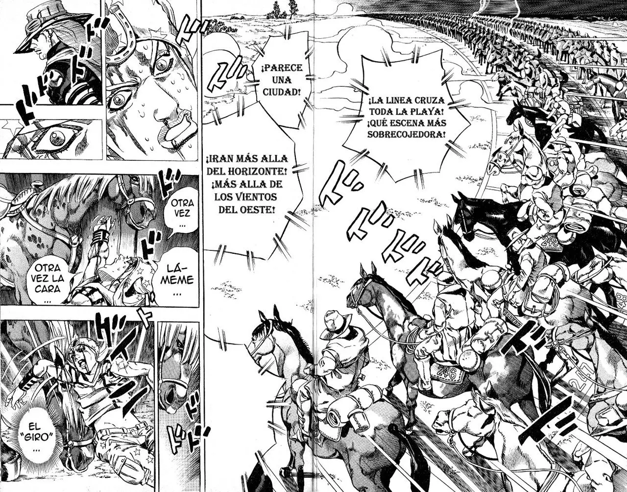 JoJo’s Bizarre Adventure – Parte 7: Steel Ball Run capítulo 4, página 25