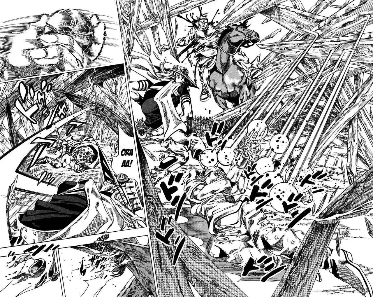 JoJo’s Bizarre Adventure – Parte 7: Steel Ball Run capítulo 41, página 29