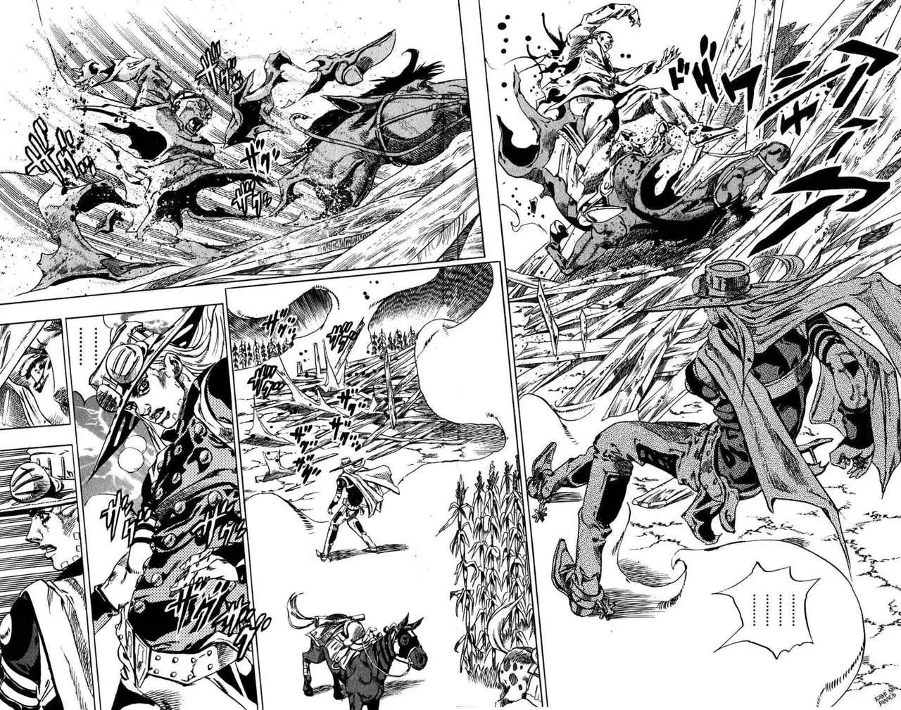 JoJo’s Bizarre Adventure – Parte 7: Steel Ball Run capítulo 41, página 32