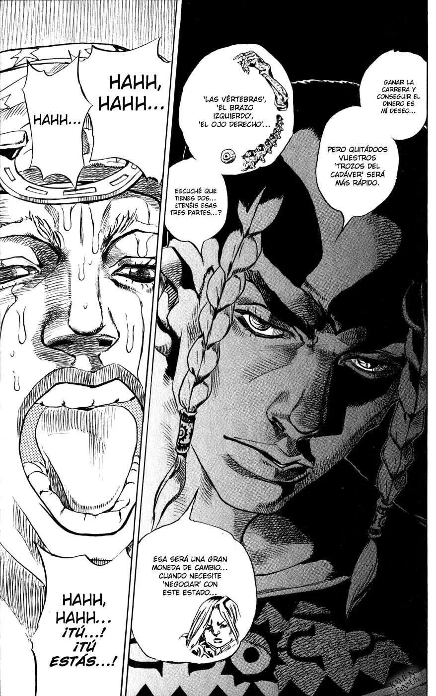JoJo’s Bizarre Adventure – Parte 7: Steel Ball Run capítulo 43, página 37