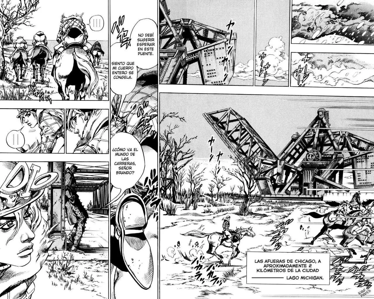 JoJo’s Bizarre Adventure – Parte 7: Steel Ball Run capítulo 48, página 23