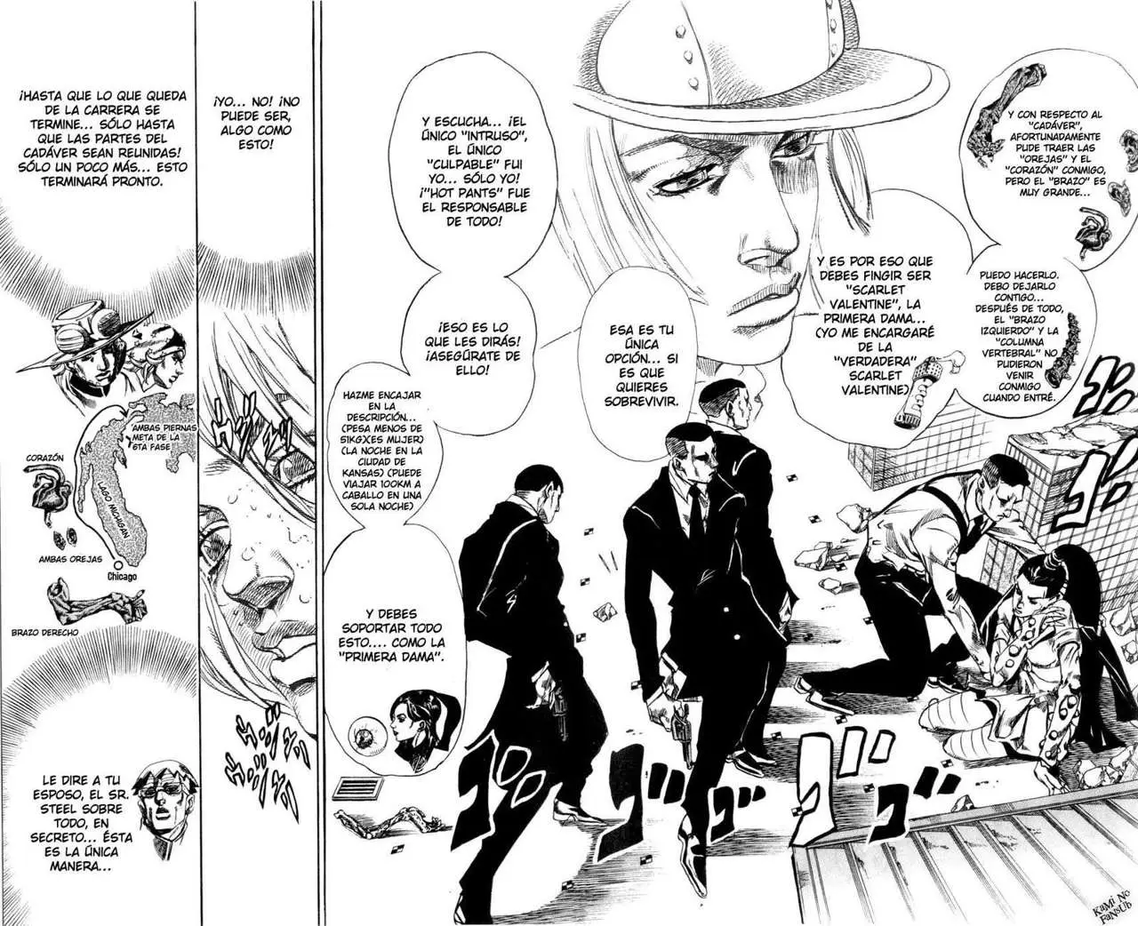JoJo’s Bizarre Adventure – Parte 7: Steel Ball Run capítulo 50, página 48