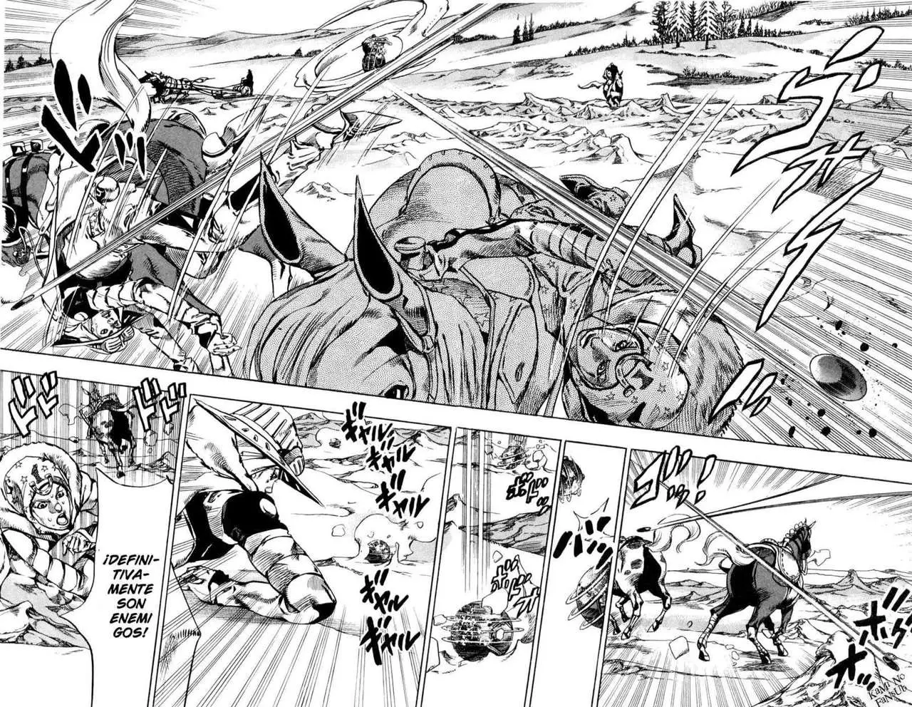 JoJo’s Bizarre Adventure – Parte 7: Steel Ball Run capítulo 51, página 46