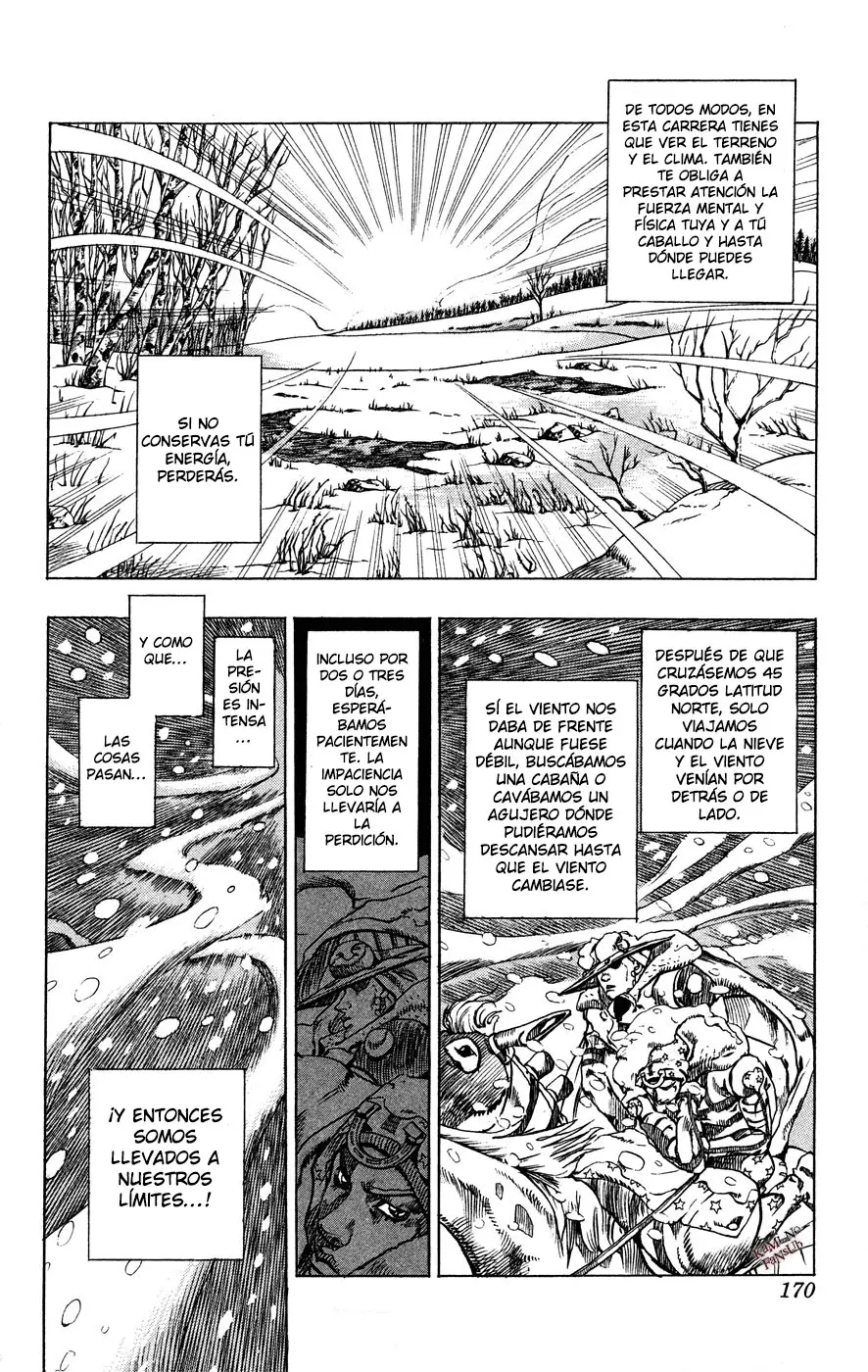 JoJo’s Bizarre Adventure – Parte 7: Steel Ball Run capítulo 55, página 8