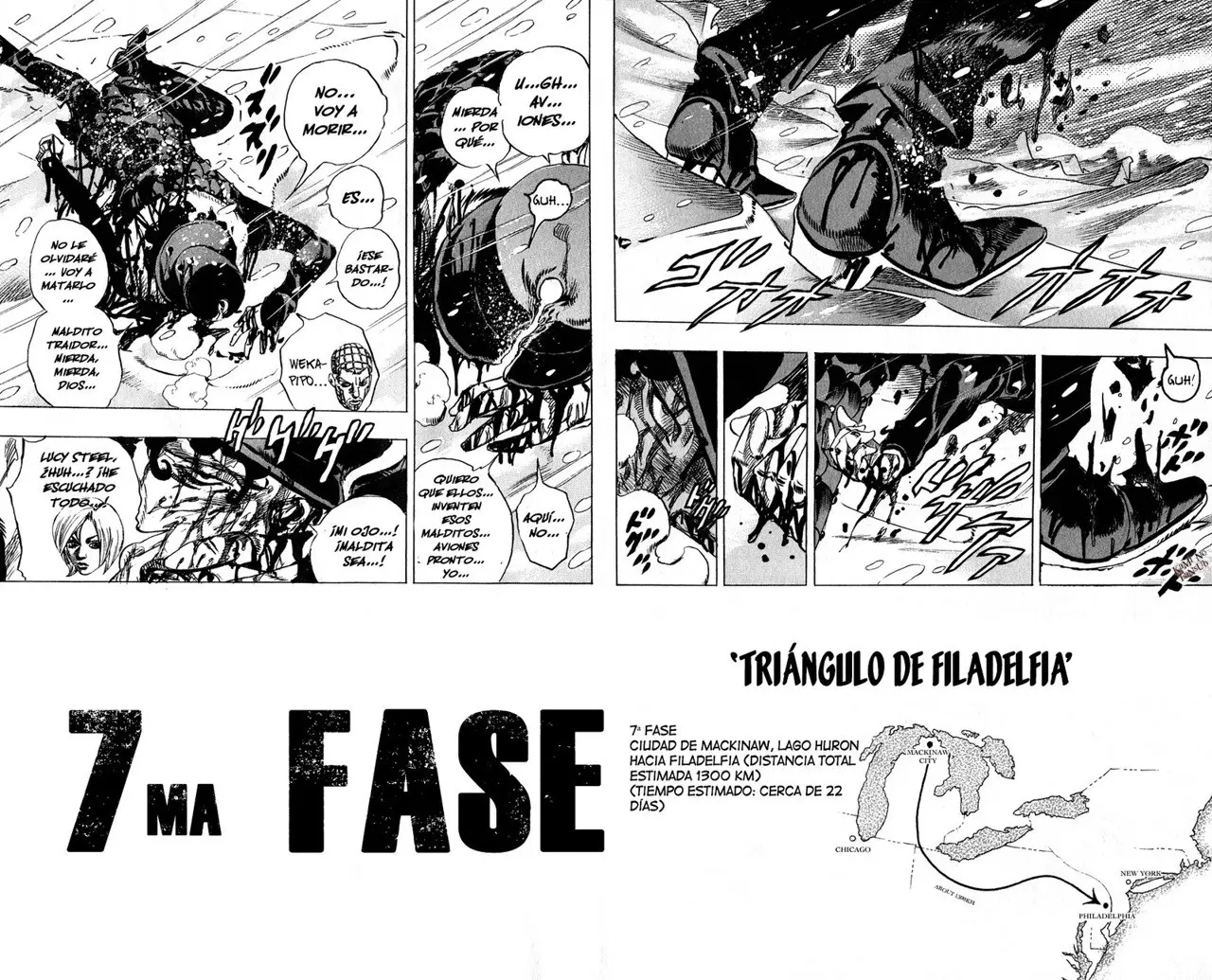 JoJo’s Bizarre Adventure – Parte 7: Steel Ball Run capítulo 55, página 27