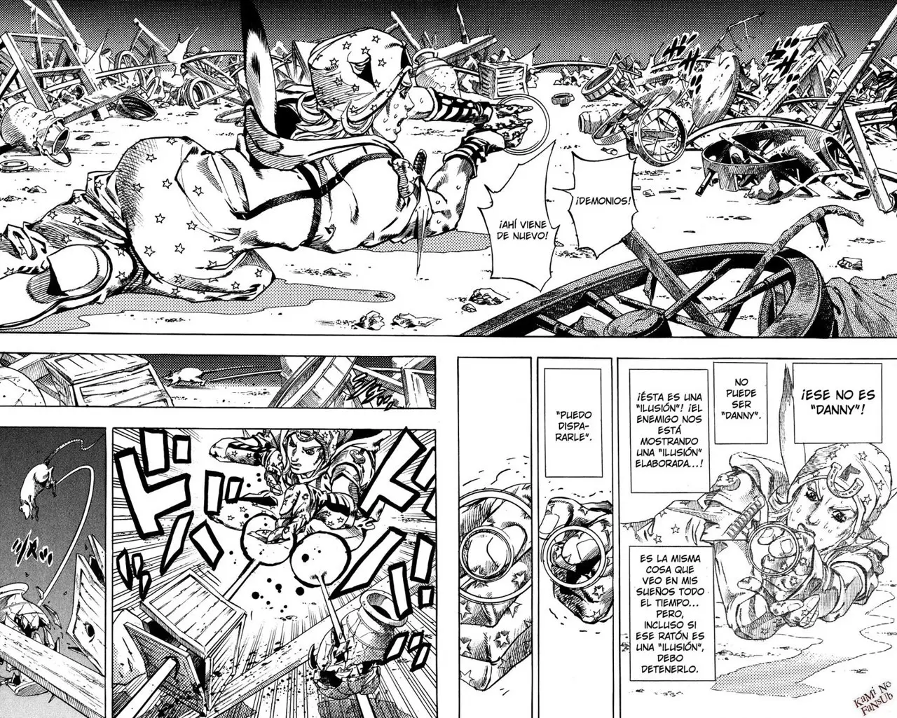 JoJo’s Bizarre Adventure – Parte 7: Steel Ball Run capítulo 57, página 36