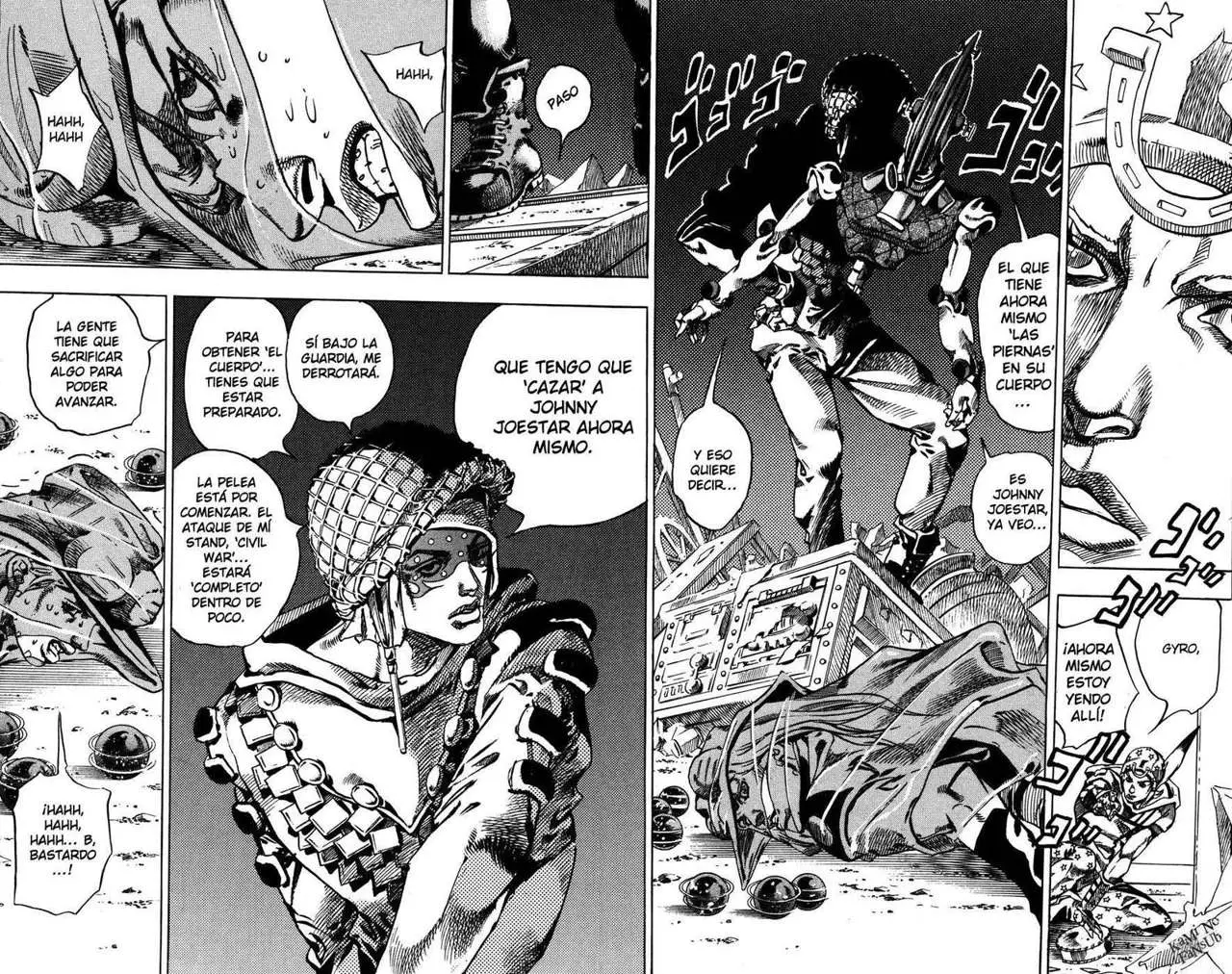 JoJo’s Bizarre Adventure – Parte 7: Steel Ball Run capítulo 58, página 10
