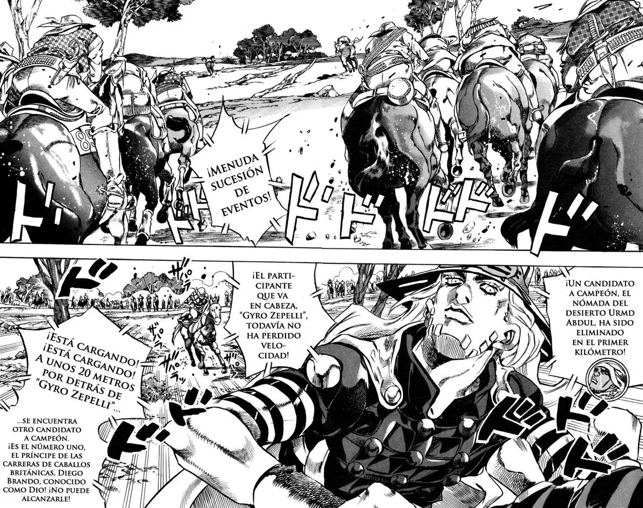 JoJo’s Bizarre Adventure – Parte 7: Steel Ball Run capítulo 6, página 3