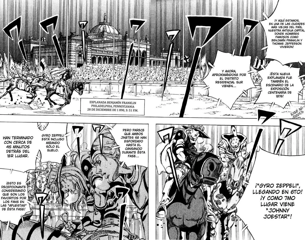 JoJo’s Bizarre Adventure – Parte 7: Steel Ball Run capítulo 60, página 6