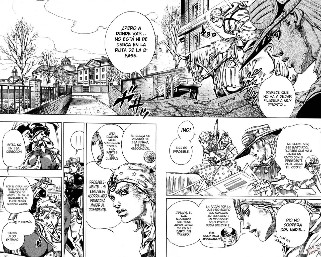 JoJo’s Bizarre Adventure – Parte 7: Steel Ball Run capítulo 64, página 11