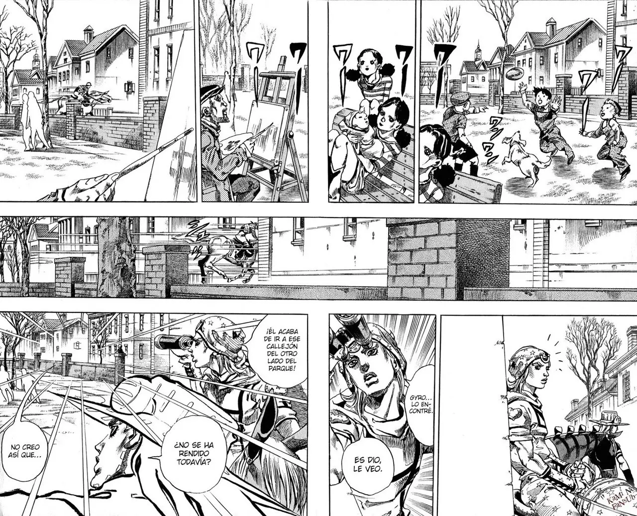 JoJo’s Bizarre Adventure – Parte 7: Steel Ball Run capítulo 64, página 14