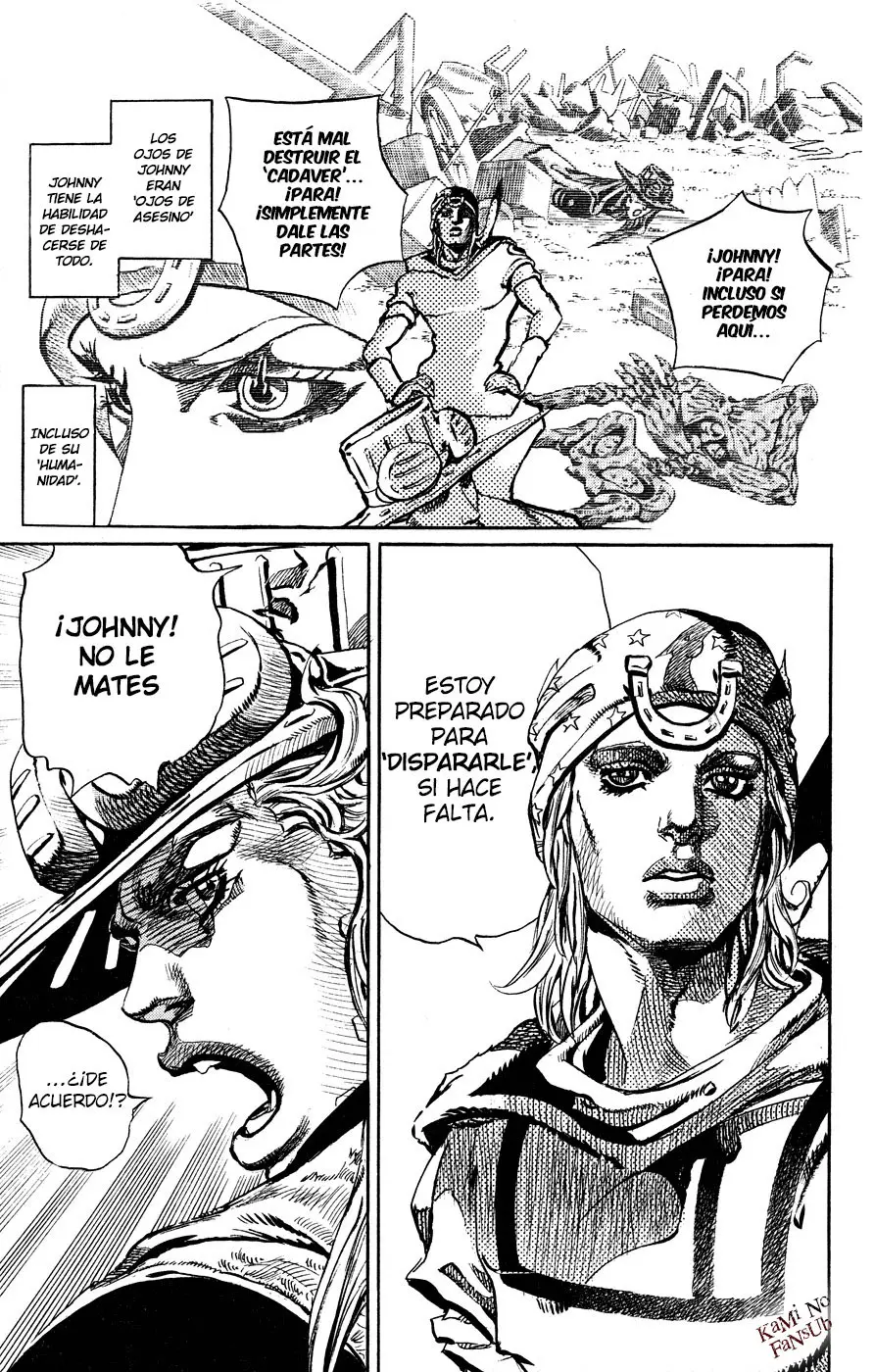 JoJo’s Bizarre Adventure – Parte 7: Steel Ball Run capítulo 64, página 18