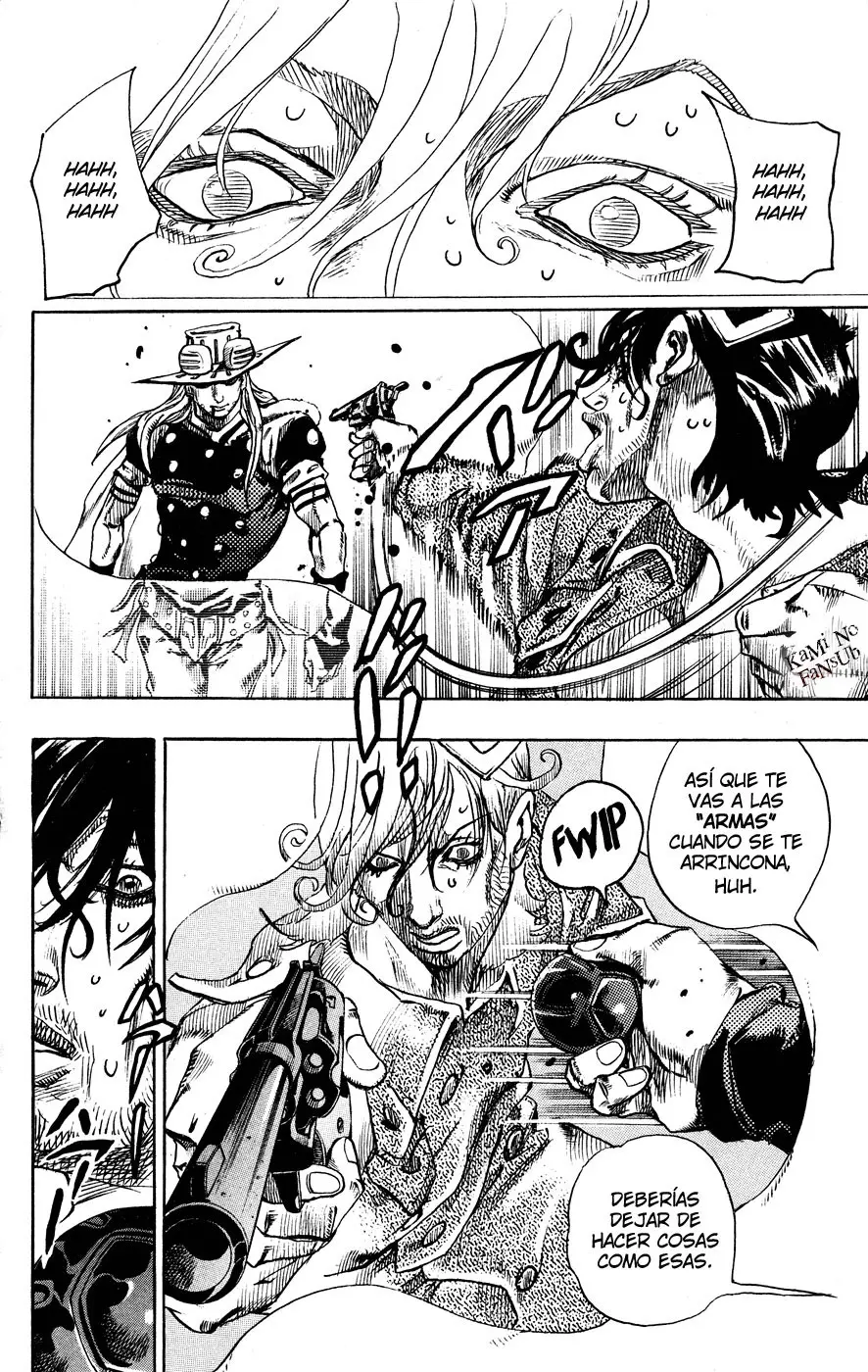 JoJo’s Bizarre Adventure – Parte 7: Steel Ball Run capítulo 66, página 17
