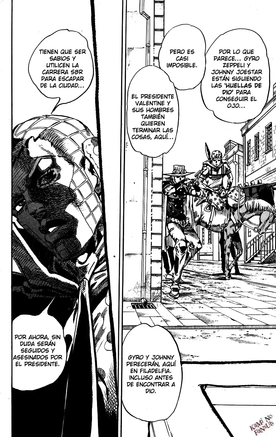 JoJo’s Bizarre Adventure – Parte 7: Steel Ball Run capítulo 67, página 18