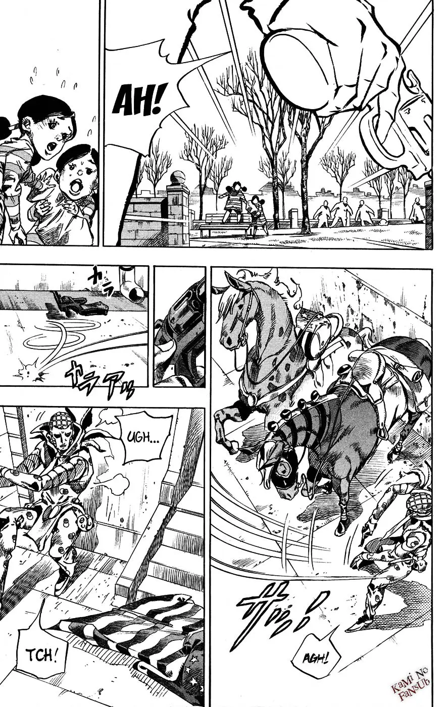 JoJo’s Bizarre Adventure – Parte 7: Steel Ball Run capítulo 67, página 35