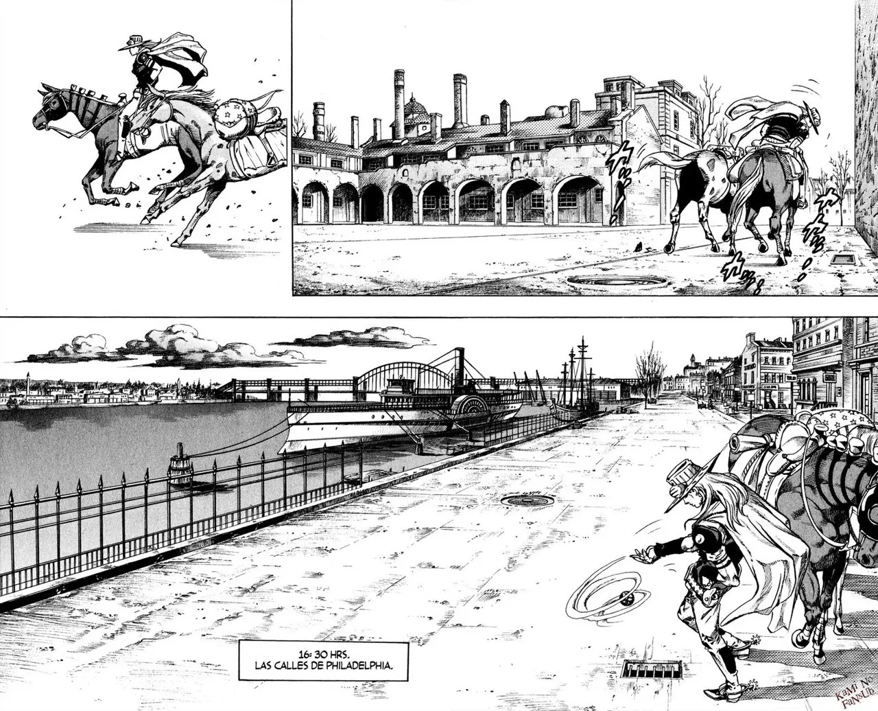 JoJo’s Bizarre Adventure – Parte 7: Steel Ball Run capítulo 72, página 3