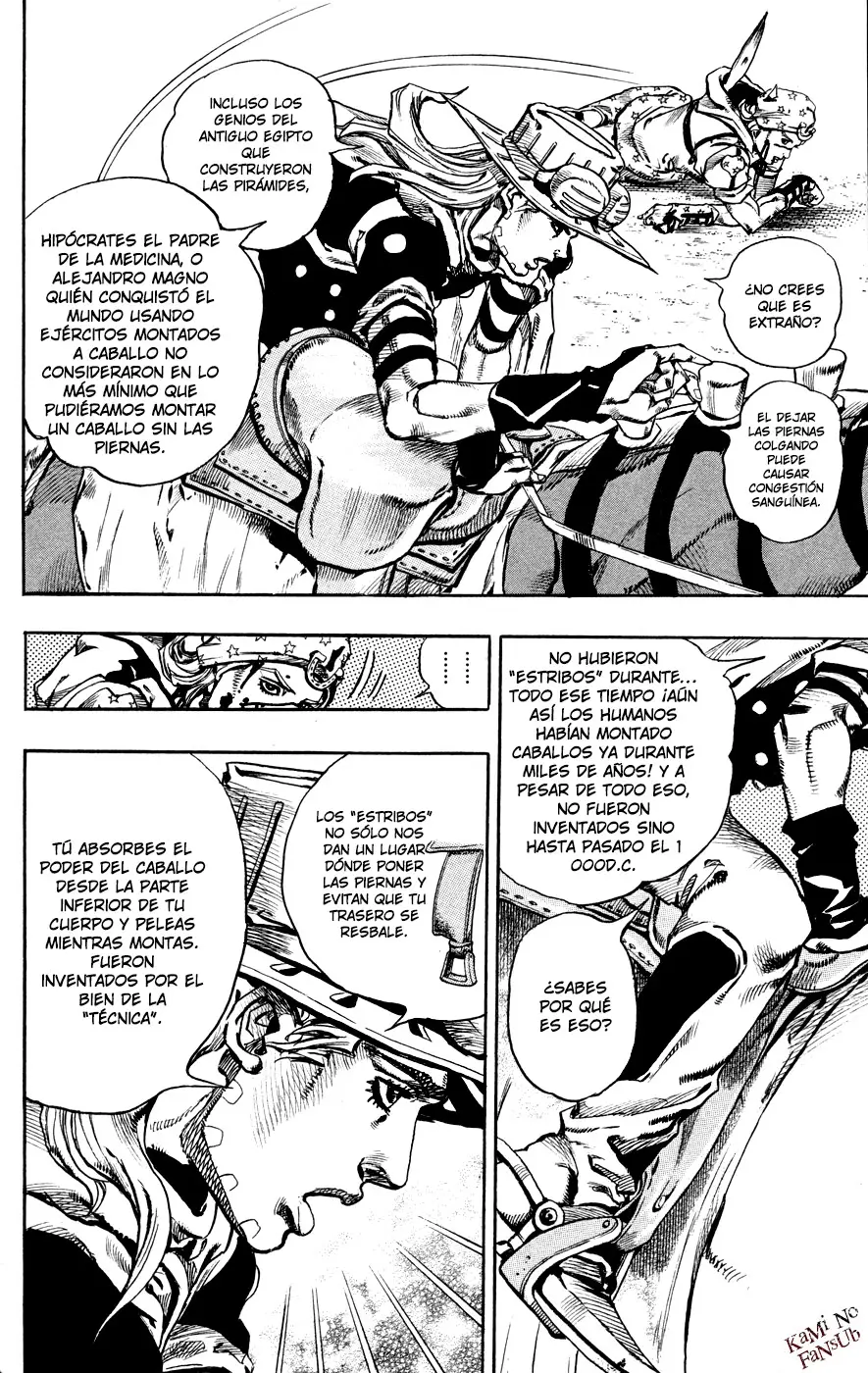 JoJo’s Bizarre Adventure – Parte 7: Steel Ball Run capítulo 72, página 18