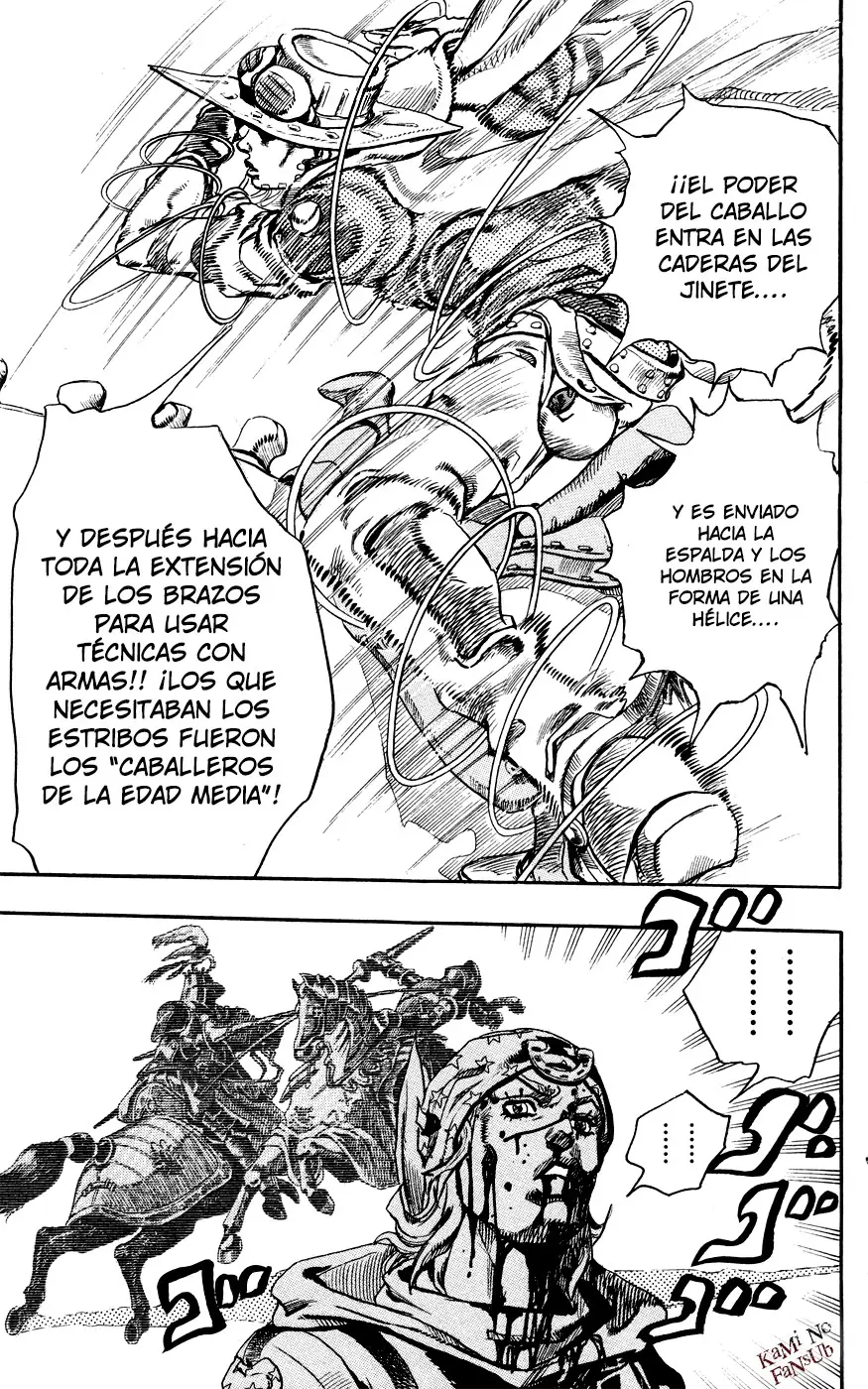 JoJo’s Bizarre Adventure – Parte 7: Steel Ball Run capítulo 72, página 19