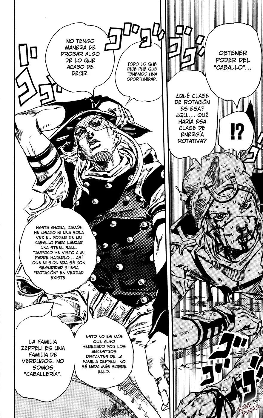 JoJo’s Bizarre Adventure – Parte 7: Steel Ball Run capítulo 72, página 21