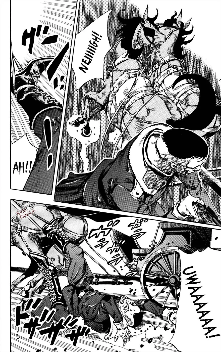JoJo’s Bizarre Adventure – Parte 7: Steel Ball Run capítulo 72, página 31