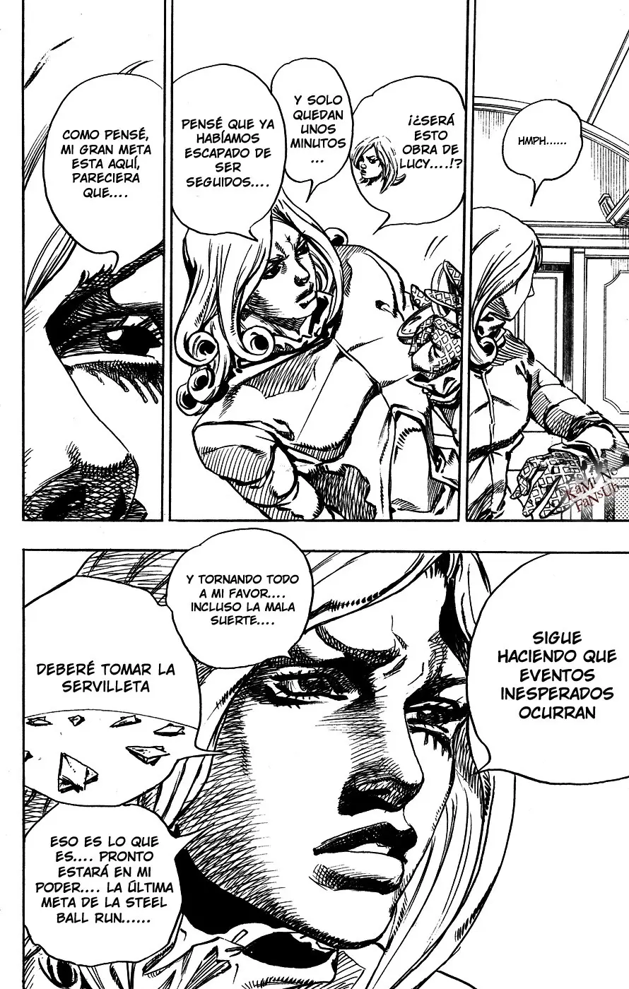 JoJo’s Bizarre Adventure – Parte 7: Steel Ball Run capítulo 74, página 16