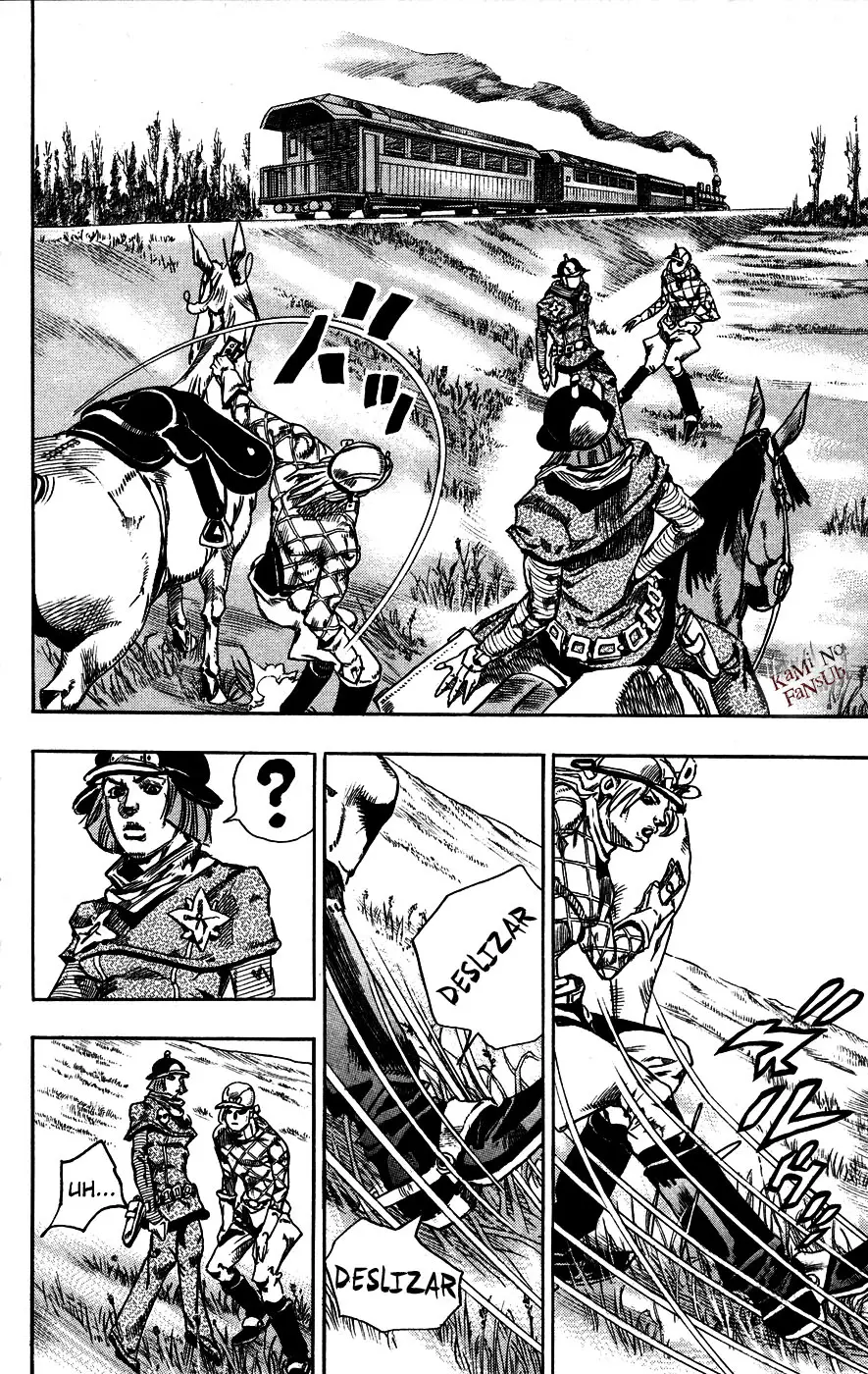 JoJo’s Bizarre Adventure – Parte 7: Steel Ball Run capítulo 74, página 27