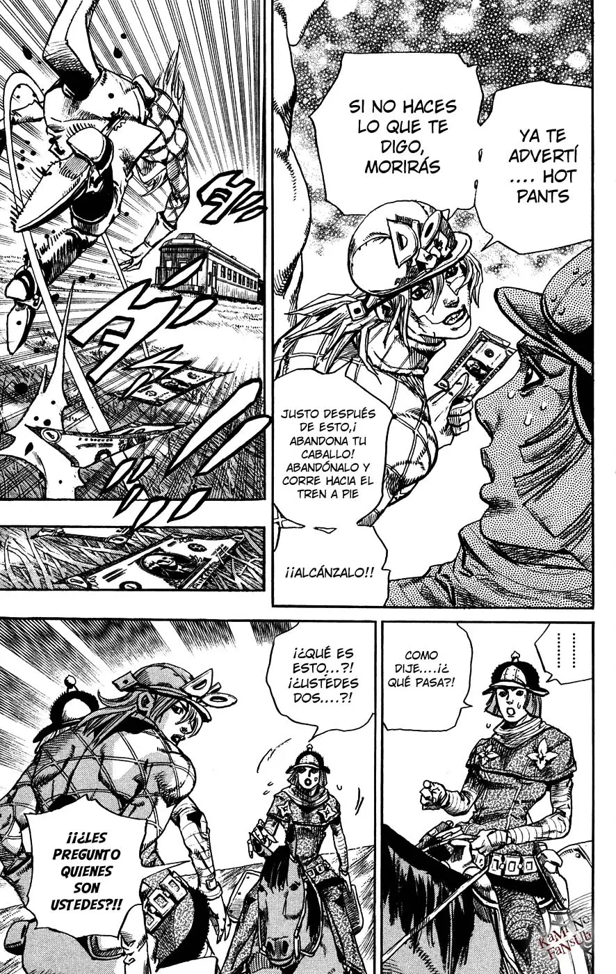JoJo’s Bizarre Adventure – Parte 7: Steel Ball Run capítulo 74, página 28