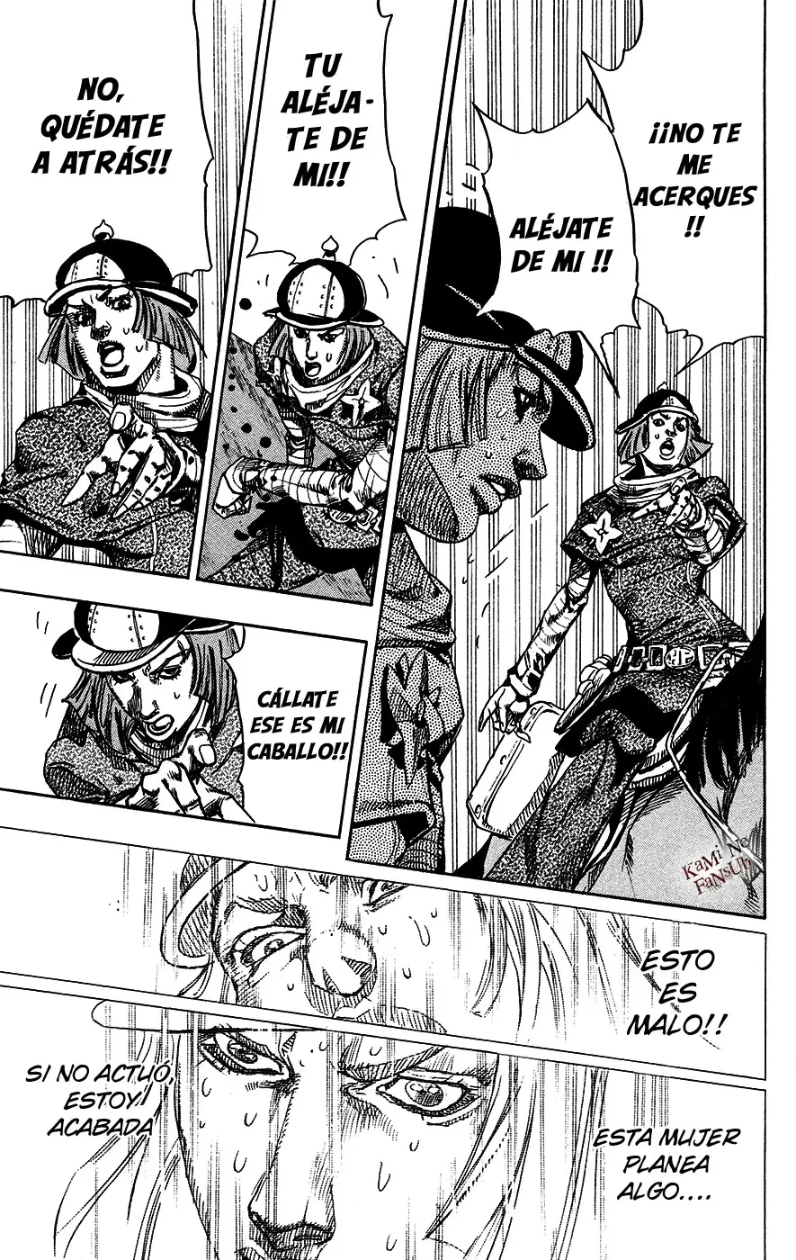 JoJo’s Bizarre Adventure – Parte 7: Steel Ball Run capítulo 74, página 33