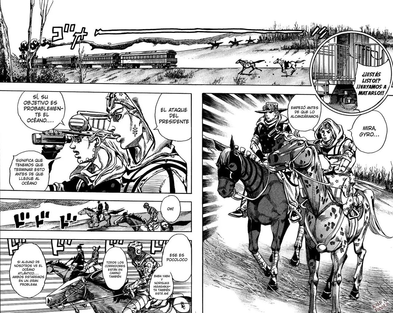 JoJo’s Bizarre Adventure – Parte 7: Steel Ball Run capítulo 74, página 47